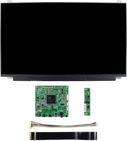 VSDISPLAY 15.6" 4K 15.6 inch NV156QUM-N44 3840X2160 IPS LCD Screen with 2 HD-MI Mini+DP LCD Controller Driver Board in Saudi Arabia