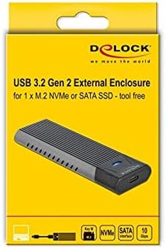 Delock External USB Type-C™ Combo Enclosure for M.2 NVMe PCIe in Saudi Arabia