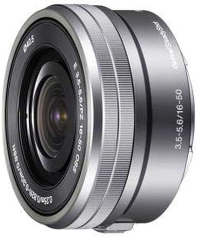 سوني اي بي زد 16-50 ملم او اس اس: (SELP1650) سوني E PZ 16-50 ملم f/3.5-5.6 OSS (فضي) + مجموعة حزمة ايه او ام Pro للمبتدئين - نسخة عالمية (ضمان ايه او ام لمدة عام) in Kuwait