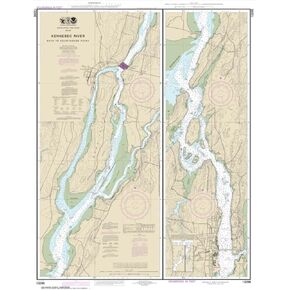 NOAA Chart 13298-Kennebec River Bath to Courthouse Point - Water-Resistant - by East View Geospatial in Saudi Arabia