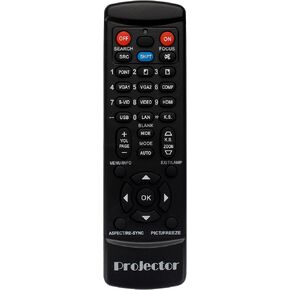 Replacement Remote for NEC NP-PA500U NP-PA550W PA600X PA500X PA853W-41ZL Projector Black in Kuwait