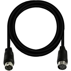 Traovien Mini DIN 10 Pin Extension Cable, Mini-DIN 10-Pin Male to Female Audio Cable for TV Receiver Monitor Projector Audio and Video Receiver etc (Mini 10Pin Male to Female 10Ft) in Saudi Arabia