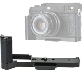 JJC HG-XPRO3 Fuji X-PRO3 قبضة اليد، Fuji X-PRO2 Grip، Arca Swiss Type Quick Release QR، مقبض يد حامل معدني مضاد للانزلاق، سبائك الألومنيوم، متوافق مع Fujifilm X-PRO3 X-PRO2 X-PRO1 in Kuwait