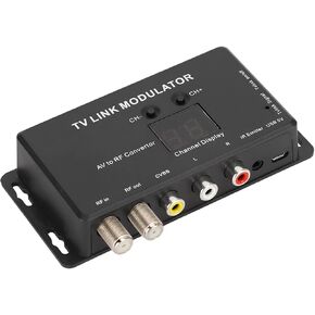 Rf to Converter UK Ir 12×10×3 Tm70 Uhf Tv Link Modulator Av to Rf Converter Ir Extender with Channel Display in Saudi Arabia