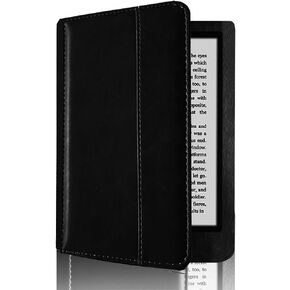 حافظة قابلة للطي مناسبة للكتب الإلكترونية Kobo Glo مقاس 6 بوصات طراز N613 غطاء واقٍ من جلد البولي يوريثان (اللون: أحمر وردي) in Kuwait