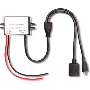 XMSJSIY 12V 36V 48V to 5V Mini USB Step-Down Converter DC Buck Module Adapter 10-55V to 5V 3A 15W DC to DC Regulator Car Power Converter in Kuwait