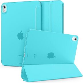 for iPad 10th Generation Case 2022, Matte Frosted Shockproof Back [Anti-Fingerprint,Anti-Scratch,Support Touch ID,Auto Sleep/Wake,Camera Protection] for 10.9 Inch iPad - BLue