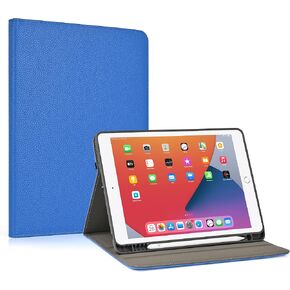 RUBAN Case for iPad 9th / 8th / 7th Generation (2021/2020/2019) 10.2 Inch - Premium Leather Business Multi-Angle Viewing Stand Cover & Pencil Holder, Auto Sleep Wake (BLACK) in Saudi Arabia