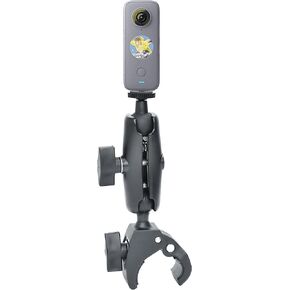 Bicycle Handlebar Mount Motorcycle Mount for Action Camera Compatible with Insta360 X4,X3,X2, go 3s, One RS,GoPro Hero 12,Hero 11, Adjustable