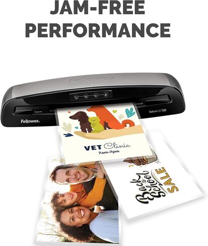 أكواب تغليف حرارية من Fellowes ، صورة تدوم طويلا ، خالي من الجام ، مقاس حرف ، 5 مل، 50 عبوة (5204002) in Kuwait