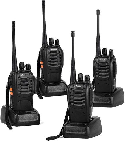 Long Range Walkie Talkies Rechargeable Two Way Radios 16-Channel UHF 2-Way Radio for Adults (Pack of 4) in Kuwait