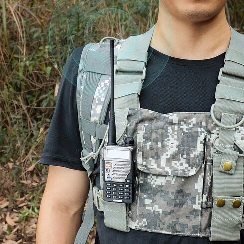 Bingfu ثنائي النطاق VHF UHF 136-174MHz 400-470MHz هام راديو هوائي محمول اتجاهين راديو لاسلكي تخاطب SMA أنثى هوائي ناعم 2 حزمة لراديو Kenwood Wouxun Baofeng BF-F8HP UV-5R UV-82 BF-888S GT-3 راديو in Kuwait