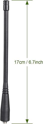 Bingfu ثنائي النطاق VHF UHF 136-174MHz 400-470MHz هام راديو هوائي محمول اتجاهين راديو لاسلكي تخاطب SMA أنثى هوائي ناعم 2 حزمة لراديو Kenwood Wouxun Baofeng BF-F8HP UV-5R UV-82 BF-888S GT-3 راديو in Kuwait