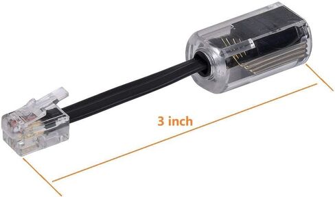 Telephone Cord Detangler, 4 Pack 360 Degree Rotating Landline Cable Detangler Swivel Cord Untangler Telephone Accessory in Kuwait