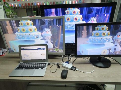 كابلديكون محول HDMI الى VGA DVI HDMI مع كابل صوت 3.5 ملم محول Micro USB لاجهزة اللابتوب HDMI والكمبيوتر والاتصال المتزامن in Kuwait