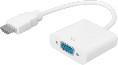 كابل محول Vikye إلى VGA، واجهة وسائط متعددة عالية الدقة إلى كابل محول VGA للكمبيوتر المحمول وشاشة العرض (أسود) in Kuwait