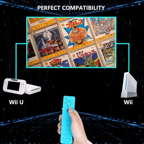 Yosikr Remote Controller for Wii/Wii U, with Silicone Case and Wrist Strap (4 Pack, Green, Yellow, Blue, Red) in Kuwait