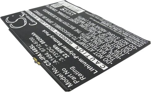 Cameron Sino New 8820mAh Replacement Battery Fit Apple 1823, A1474, A1475, A1476, A1484, A1822, A1823, A1893, A1954, A2197, A2198, A2199, A2200, iPad 5, iPad 6 2018, iPad Air, iPad Air 1st in Kuwait