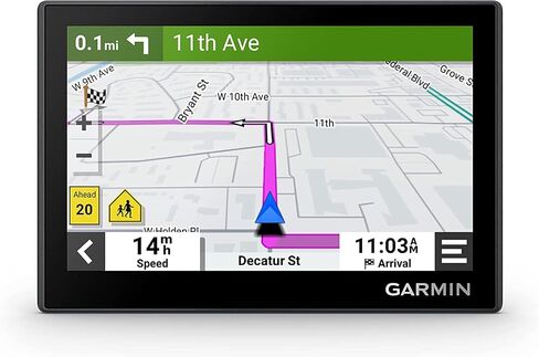 Garmin Drive 53 & Traffic GPS Navigator, High-Resolution Touchscreen, Simple On-Screen Menus and Easy-to-See Maps, Driver Alerts + Playhardest Cleaning Cloth in Saudi Arabia