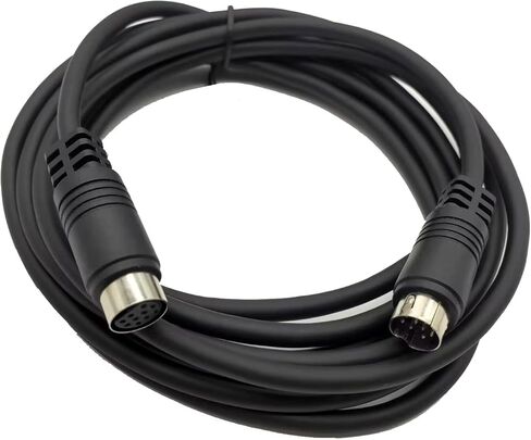 كابل تمديد Traovien Mini DIN 10 Pin، كابل صوت Mini-DIN 10 Pin ذكر إلى أنثى لجهاز استقبال التلفزيون وجهاز العرض وجهاز استقبال الصوت والفيديو وما إلى ذلك (Mini 10Pin ذكر إلى أنثى 10 أقدام) in Saudi Arabia
