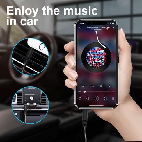 DCEZAEIN 3.5mm Male to Male Stereo Audio Cable for Headphones Car Home Stereo Speakers Tablet Compatible iPhone iPad iPod Echo More - 3FT in Kuwait