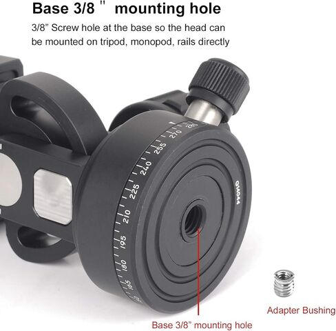 SUNWAYFOTO DT 02D50 2-Way Head Tripod Head Black in Saudi Arabia