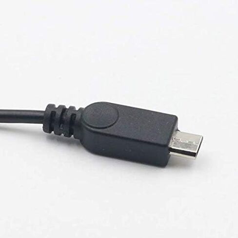 كيبل طاقة او تي جي 2 في 1 من مايكرو USB الى USB متوافق مع فاير ستيك والاجهزة المضيفة وسامسونج وال جي وبلاي ستيشن كلاسيك وعصا البث التلفزيوني من قطعتين in Kuwait