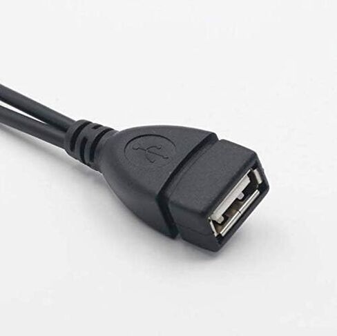 كيبل طاقة او تي جي 2 في 1 من مايكرو USB الى USB متوافق مع فاير ستيك والاجهزة المضيفة وسامسونج وال جي وبلاي ستيشن كلاسيك وعصا البث التلفزيوني من قطعتين in Kuwait