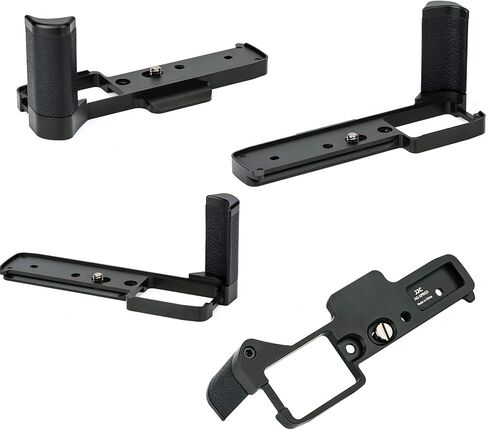 JJC HG-XPRO3 Fuji X-PRO3 Hand Grip, Fuji X-PRO2 Grip, Arca Swiss Type Quick Release QR, Anti Slip Metal Holder Hand Grip, Aluminum Aloy, Compatible with Fujifilm X-PRO3 X-PRO2 X-PRO1 in Saudi Arabia