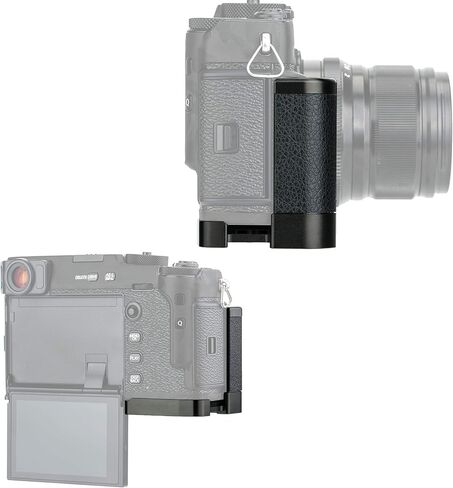 JJC HG-XPRO3 Fuji X-PRO3 Hand Grip, Fuji X-PRO2 Grip, Arca Swiss Type Quick Release QR, Anti Slip Metal Holder Hand Grip, Aluminum Aloy, Compatible with Fujifilm X-PRO3 X-PRO2 X-PRO1 in Saudi Arabia