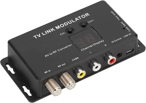 Rf لتحويل المملكة المتحدة Ir 12 × 10 × 3 Tm70 Uhf Tv Link Modulator Av إلى Rf Converter Ir Extender مع عرض القناة in Saudi Arabia