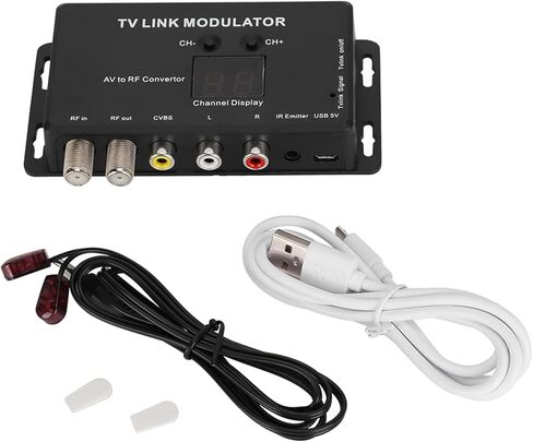 Rf لتحويل المملكة المتحدة Ir 12 × 10 × 3 Tm70 Uhf Tv Link Modulator Av إلى Rf Converter Ir Extender مع عرض القناة in Saudi Arabia
