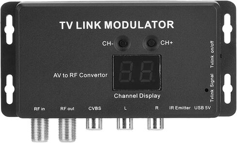 Rf لتحويل المملكة المتحدة Ir 12 × 10 × 3 Tm70 Uhf Tv Link Modulator Av إلى Rf Converter Ir Extender مع عرض القناة in Saudi Arabia