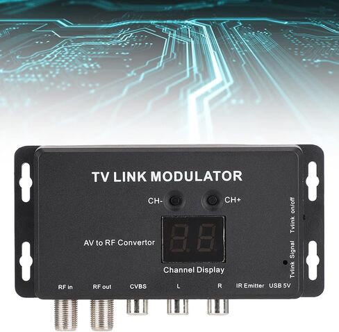 Rf لتحويل المملكة المتحدة Ir 12 × 10 × 3 Tm70 Uhf Tv Link Modulator Av إلى Rf Converter Ir Extender مع عرض القناة in Saudi Arabia