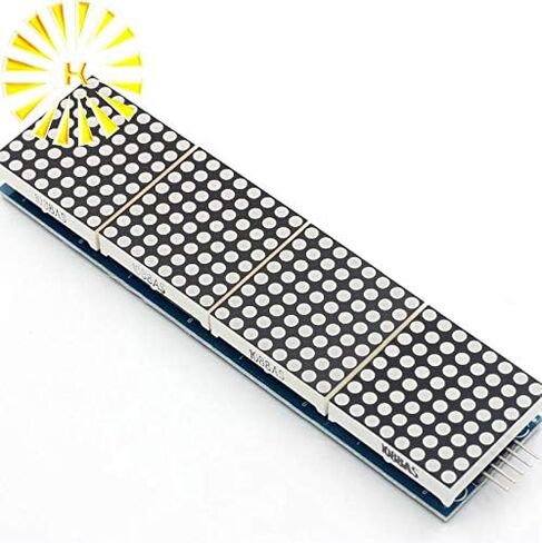 مستلزمات المعدات الكهربائية من دافيتو - MAX7219 وحدة تحكم نقطية مصفوفة دقيقة 4 في شاشة واحدة مع موصل كابل 5P in Kuwait