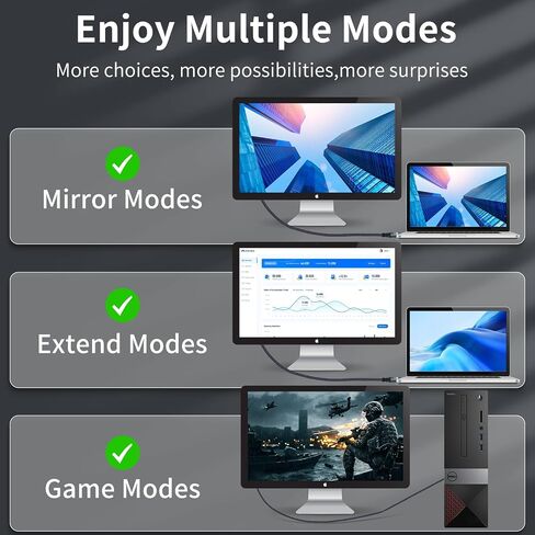 توزوه كيبل ميني HDMI الى VGA بطول 10 قدم، مطلي بالذهب ومضفر بمنفذ HDMI صغير VGA (ذكر الى ذكر) متوافق مع الترا بوك ونوت بوك والتابلت والكاميرات وكاميرات الفيديو in Kuwait