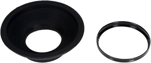 Foto&Tech 1 Piece Rubber Eyecup Eyeshade for Glasses Replaces DK-19 Compatible with Nikon D5, D500, D4s, D4, D2 Series, D3 Series, D700, D800, D800E, F6­ DSLR Cameras in Saudi Arabia