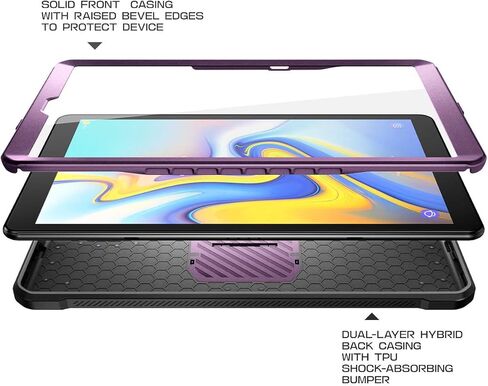 حافظة سلسلة SUPCASE Unicorn Beetle Pro لجهاز Galaxy Tab S5e، حافظة واقية متينة لكامل الجسم مع واقي شاشة مدمج لجهاز Samsung Galaxy Tab S5e 10.5 بوصة موديل 2019 (SM-T720/T725) (أسود) in Kuwait