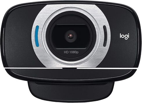 Logitech HD Laptop Webcam C615 with Fold-and-Go Design, 360-Degree Swivel, 1080p Camera in Saudi Arabia