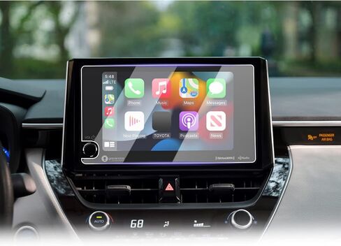 LUWU for 2023 Toyota Corolla Screen Protector 8Inch 2023 Corolla Screen Protector Corolla Screen Protector Foils 2023 Corolla Navigation Touchscreen PET Protective Film 2023 Toyota Corolla Accessories 2PCS in Saudi Arabia