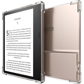 XUYICC Case Fits Kindle Oasis (9th Generation 2017 & 10th Generation 2019 Release) 7“ Transparent, Lightweight Bumper Corners Slim Rubber TPU Back Cover - Clear in Kuwait