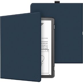 Fintie Slimshell Case for 10.2" Kindle Scribe 2024/2022, Composition Book | Slim Lightweight Book Folio Cover, Premium PU Leather Hard Back Shell, Pen Holder, Magnetic Closure, Auto Wake/Sleep in Saudi Arabia