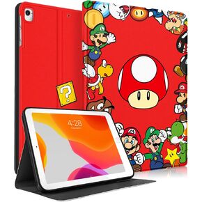 Besoar for iPad Air 2/Air 1/for iPad 5th/6th Generation/Pro 9.7 inch Case for Girls Kids Teen Boys Women Cute Cartoon Kawaii Design Covers Stand Folio Smart Fashion for Apple i Pad 9.7 inch,Turtle Sti
