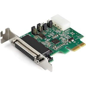 StarTech.com 4-port PCI Express RS232 Serial Adapter Card - PCIe RS232 Serial Host Controller Card - PCIe to Serial DB9 - 16950 UART - Low Profile Expansion Card - Windows & Linux (PEX4S953LP) in Kuwait