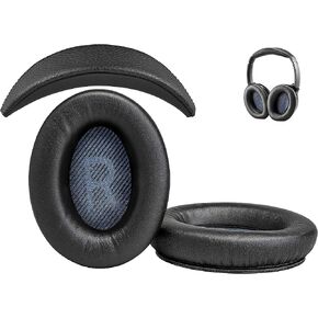 AHG SoundLink AE2 Ear Pads and SoundLink AE2 Headband pad Cushion Compatible with Bose SoundLink Around-Ear 2 / Bose Soundlink AE2 Headphones (Black). Premium PU Leather | Extra thick FlexiSoft Foam