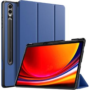 TiMOVO for Samsung Galaxy Tab S9 Plus Case 2023 SM-X810/SM-X816B/SM-X818U, Soft TPU Back Protective Cover with S Pen Holder for Galaxy Tab S9+ 12.4 inch Tablet,Support Auto Wake/Sleep, Beige