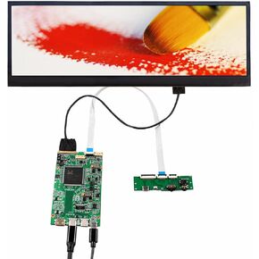 VSDISPLAY 14 Inch NV140XTM-N52 IPS LCD Screen 3840x1100 14'' Display Panel with Mini HD-MI Type C LCD Controller Board VS-RT2795T4K-V5