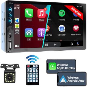Leadfan Double Din Car Stereo Wireless Carplay Android Auto in Kuwait