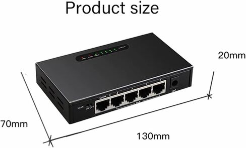 محول شبكة إيثرنت غير مُدار بـ 5 منافذ جيجابت | التوصيل والتشغيل | تحسين حركة المرور | محول PoE غير مُدار (4 منافذ PoE) in Kuwait