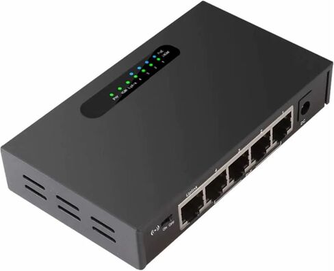 محول شبكة إيثرنت غير مُدار بـ 5 منافذ جيجابت | التوصيل والتشغيل | تحسين حركة المرور | محول PoE غير مُدار (4 منافذ PoE) in Kuwait